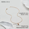 Wholesale Women's Geometric Stainless Steel Electroplated Necklace Jewelry