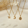 Wholesale Women's Geometric Stainless Steel Electroplated Necklace Jewelry