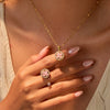 Wholesale Women's Geometric Stainless Steel Electroplated Necklace Jewelry