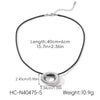 Wholesale Women's Geometric Stainless Steel Electroplated Necklace