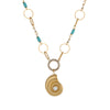 Wholesale Women's Geometric Stainless Steel Electroplated Necklace