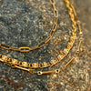 Wholesale Women's Geometric Stainless Steel Electroplated Necklace