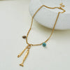 Wholesale Women's Geometric Stainless Steel Electroplated Necklace