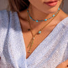 Wholesale Women's Geometric Stainless Steel Electroplated Necklace