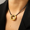 Wholesale Women's Geometric Stainless Steel Electroplated Necklace
