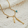 Wholesale Women's Geometric Stainless Steel Electroplated Necklace