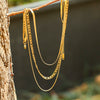 Wholesale Women's Geometric Stainless Steel Electroplated Necklaces
