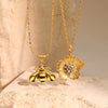 Wholesale Women's Geometric Stainless Steel Electroplated Pendant Necklace For Office Ladies