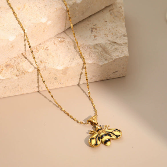 Wholesale Women's Geometric Stainless Steel Electroplated Pendant Necklace For Office Ladies