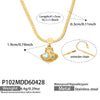 Wholesale Women's Geometric Stainless Steel Electroplated Pendant Necklace