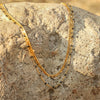 Wholesale Women's Geometric Stainless Steel Electroplated Retro Necklace