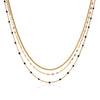 Wholesale Women's Geometric Stainless Steel Electroplated Retro Necklace
