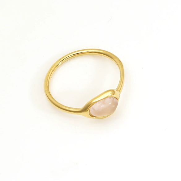 Wholesale Women's Geometric Stainless Steel Electroplated Ring Jewelry