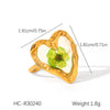 Wholesale Women's Geometric Stainless Steel Electroplated Ring Jewelry
