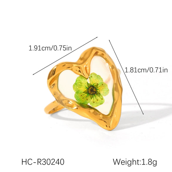 Wholesale Women's Geometric Stainless Steel Electroplated Ring Jewelry