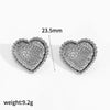 Wholesale Women's Geometric Stainless Steel Gold Electroplated Earrings Feminine And Fashionable