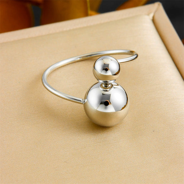 Wholesale Women's Geometric Stainless Steel Gold Plated Ring