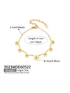 Wholesale Women's Geometric Stainless Steel Goldplated Bracelet