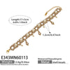 Wholesale Women's Geometric Stainless Steel Handmade Beaded Bracelet With Gourd Pendant