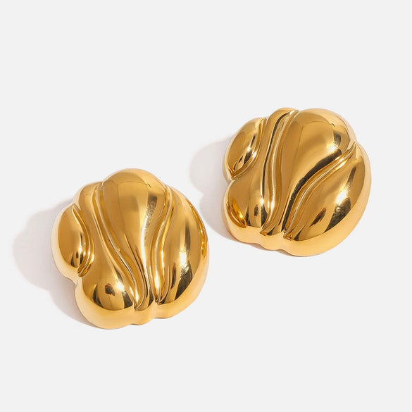 Wholesale Women's Geometric Stainless Steel Jewelry Electroplated In Gold And Silver Light Luxury Style