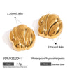 Wholesale Women's Geometric Stainless Steel Jewelry Electroplated In Gold And Silver Light Luxury Style