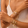 Wholesale Women's Geometric Stainless Steel 18K Electroplated Bracelet Jewelry