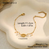 Wholesale Women's Geometric Stainless Steel 18K Electroplated Bracelet Jewelry