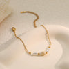 Wholesale Women's Geometric Stainless Steel 18K Electroplated Bracelet Jewelry