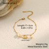 Wholesale Women's Geometric Stainless Steel 18K Electroplated Bracelet Jewelry