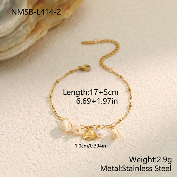 Wholesale Women's Geometric Stainless Steel 18K Electroplated Bracelet Jewelry