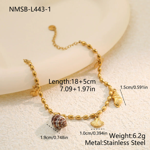 Wholesale Women's Geometric Stainless Steel 18K Electroplated Bracelet Jewelry