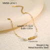 Wholesale Women's Geometric Stainless Steel 18K Electroplated Bracelet Jewelry