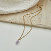 Wholesale Women's Geometric Stainless Steel 18K Electroplated Heart Necklace Fashion Jewelry
