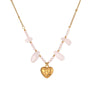Wholesale Women's Geometric Stainless Steel 18K Electroplated Heart Necklace Fashion Jewelry