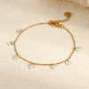 Wholesale Women's Geometric Stainless Steel 18K Electroplated Titanium Steel Bracelet