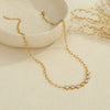 Wholesale Women's Geometric Stainless Steel 18K Gold Electroplated Clavicle Chain Bracelet Necklace