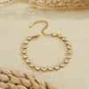 Wholesale Women's Geometric Stainless Steel 18K Gold Electroplated Clavicle Chain Bracelet Necklace