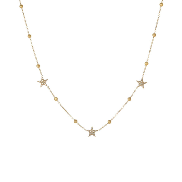 Wholesale Women's Geometric Stainless Steel 18K Gold Electroplated Necklace Accessory