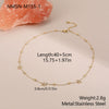Wholesale Women's Geometric Stainless Steel 18K Gold Electroplated Necklace Accessory
