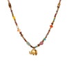 Wholesale Women's Geometric Stainless Steel 18K Gold Electroplated Necklace Pendant