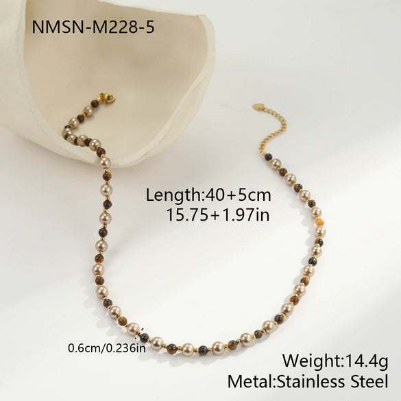 Wholesale Women's Geometric Stainless Steel 18K Gold Electroplated Necklace Pendant
