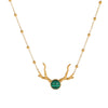 Wholesale Women's Geometric Stainless Steel 18K Gold Electroplated Necklace