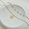 Wholesale Women's Geometric Stainless Steel 18K Gold Electroplated Necklace