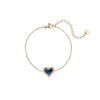Wholesale Women's Geometric Stainless Steel 18K Gold Electroplated Retro Microencrusted Diamond Love Bracelet Highend Jewelry