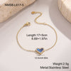 Wholesale Women's Geometric Stainless Steel 18K Gold Electroplated Retro Microencrusted Diamond Love Bracelet Highend Jewelry