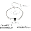 Wholesale Women's Geometric Stainless Steel 18K Gold Plated Doublelayer Blade Chain Bracelet Minimalist Niche Jewelry