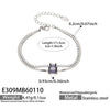 Wholesale Women's Geometric Stainless Steel 18K Gold Plated Doublelayer Blade Chain Bracelet Minimalist Niche Jewelry
