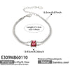 Wholesale Women's Geometric Stainless Steel 18K Gold Plated Doublelayer Blade Chain Bracelet Minimalist Niche Jewelry