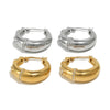 Wholesale Women's Geometric Stainless Steel 18K Gold Plated Earrings