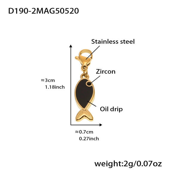 Wholesale Women's Geometric Stainless Steel 18K Gold Plated Fashion Ol Style Pendant Bracelet
